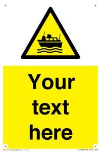 Custom warning ferries crossing vessels